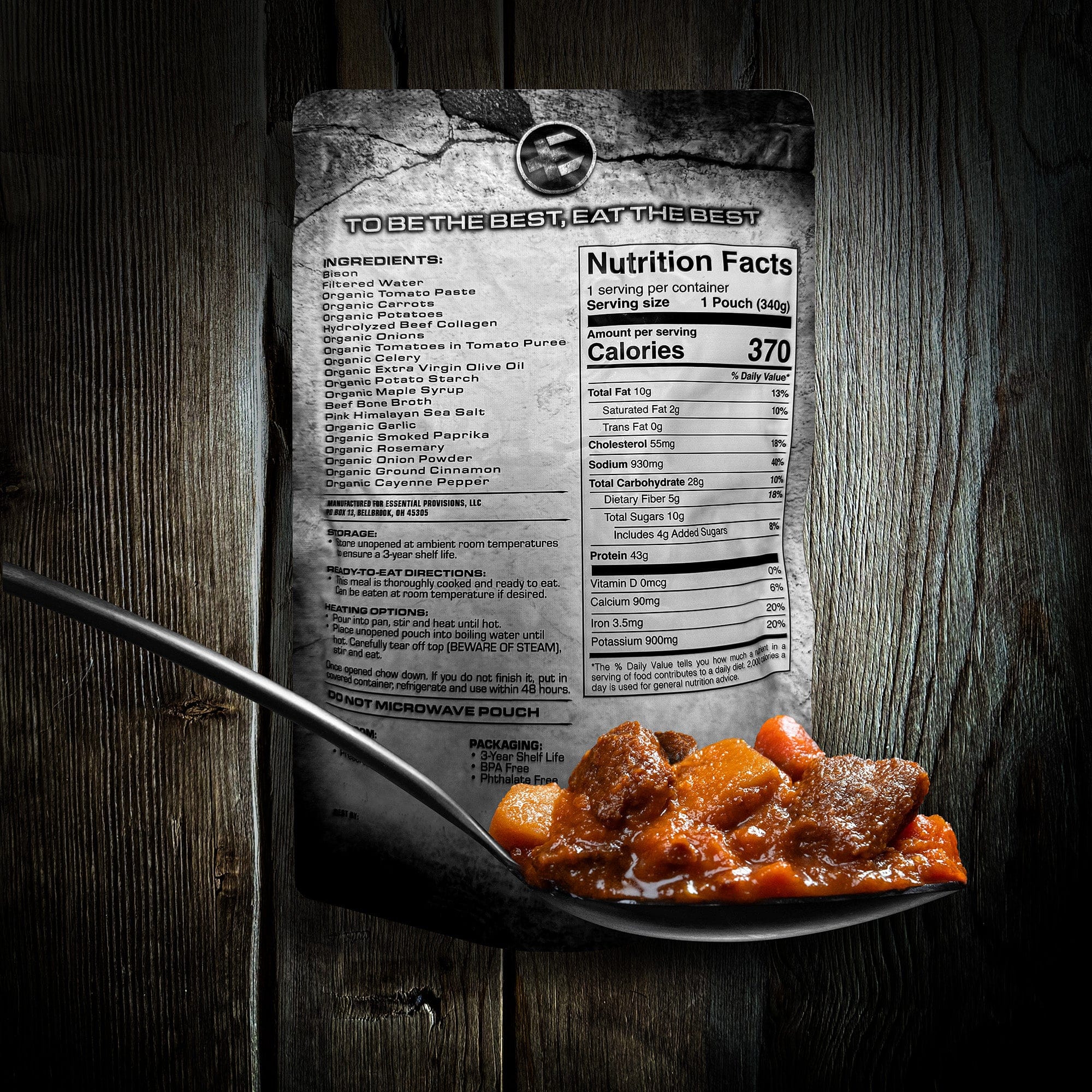 Meal Ready-to-Eat - Bison Stew - Image 2